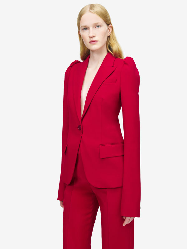 ALEXANDER MCQUEEN - Single-breasted Jacket - Item 848491QJAAC619